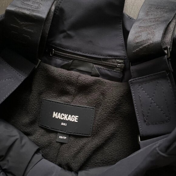 Navy Mackage Ski Snowboard Jacket & Pant Set Winter Parka Pants New - Picture 5 of 11